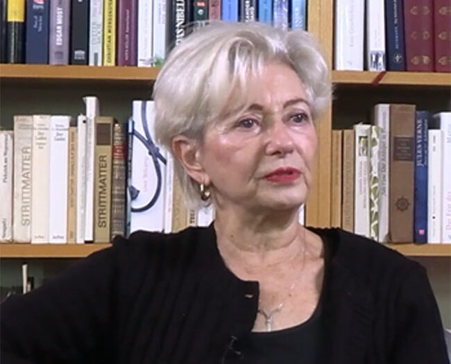 Isabella Mamatis im Gespräch mit dem Buonarroti-Archiv, im Dezember 2025.